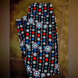 Capatain America Lularoe OS leggings new